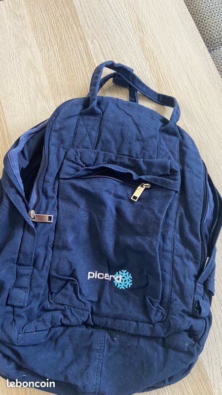 Sac à Dos Picard Aurélie – Bleu Océan Foncé – Cuir De Vache – NEUF