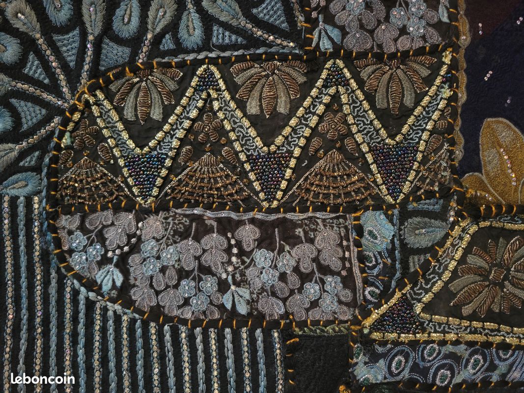 Art indien : tenture murale patchwork (image 7)
