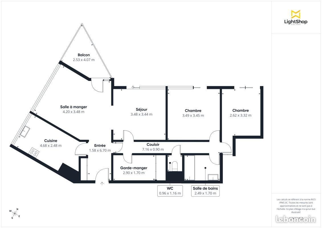 Appartement 4 pièces 85 m² (image 16)