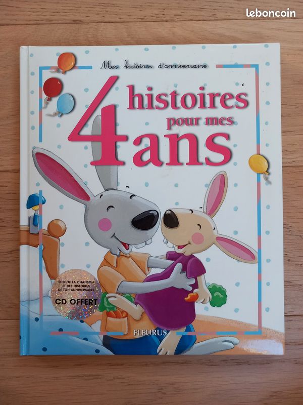 4 histoires pour mes 4 ans - livre + CD audio (image 1)
