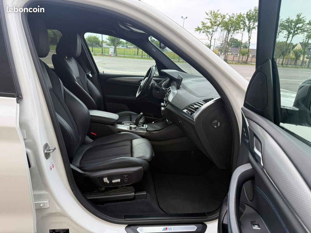BMW X3 ( G01 ) 30e XDRIVE Msport 2.0 292ch BVA 8 / LED / CARPLAY / COCKPIT / SIEGES CHAUFFANTS / GARANTIE 12Mois (image 9)
