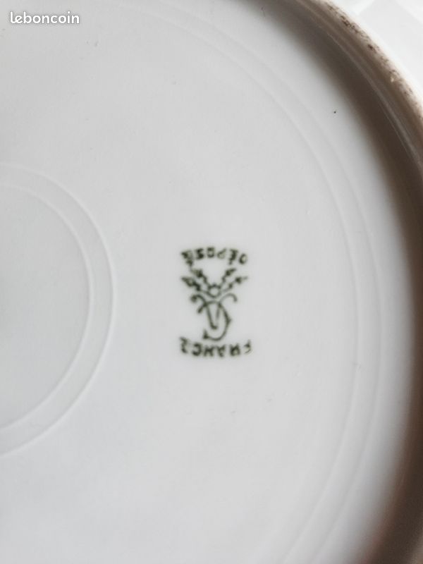 Assiette porcelaine ancienne (image 4)