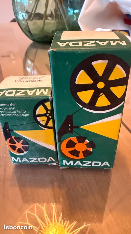 ANCIENNE & GROSSE ampoule MAZDA 250W TEXOMAT - prise de vues/projection