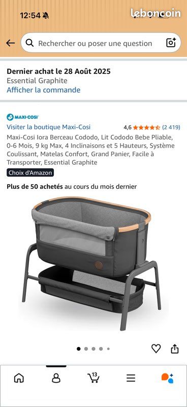 Cododo iora maxi cosy (image 1)