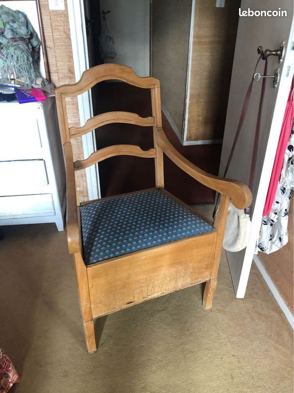 Fauteuil confortable merisier (image 2)
