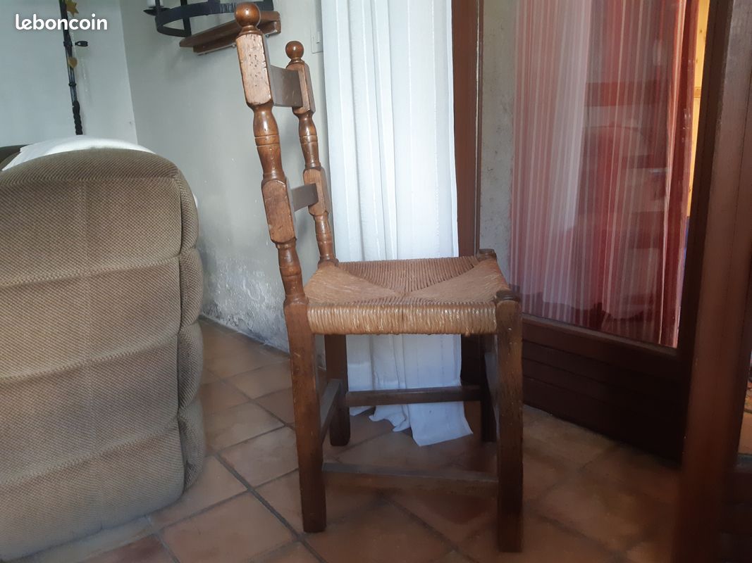 Chaises Classique Bois Massif x6 (image 2)