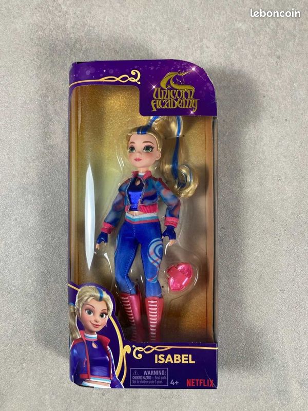 Poupée Unicorn Academy Isabel Netflix neuve avec accessoire (image 1)