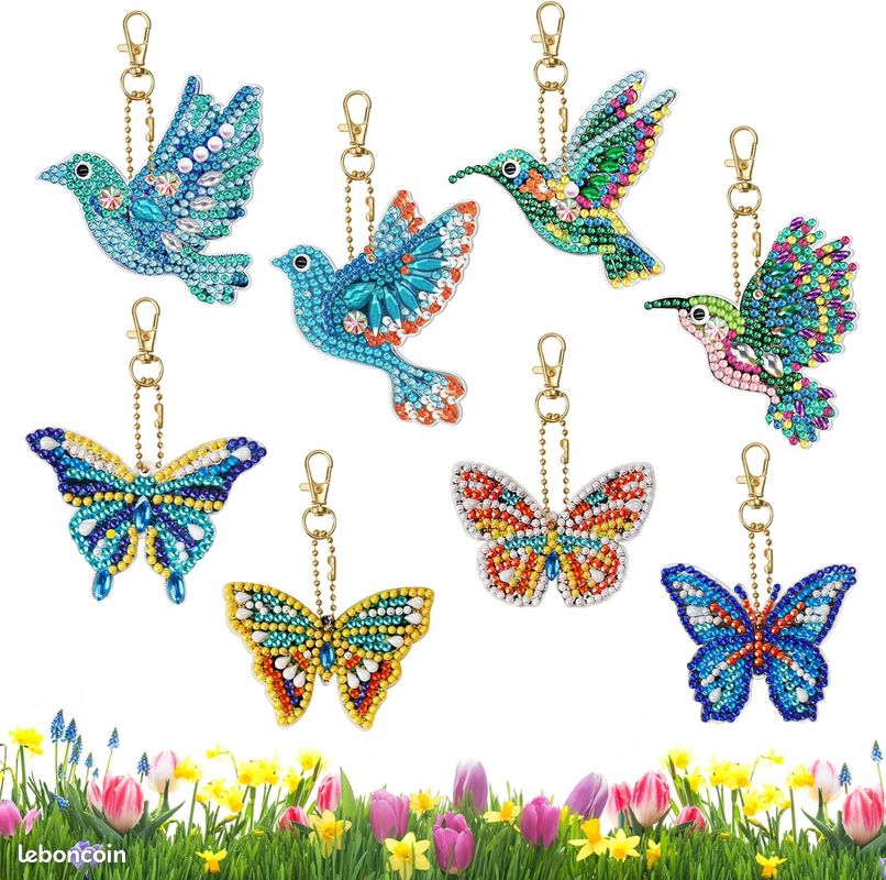Peinture Diamant KiKiHong 5 Pièces Diamond Painting Porte Clé,Football Diamant Peinture Porte -Clés,DIY Broderie De Diamant Art Porte-Clés Pour Adultes Enfant Convient Aux Sacs à Dos Kit Peinture Peinture Diamant KiKiHong 5 Pièces Diamond Painting Porte Clé,Football Diamant Peinture Porte -Clés,DIY Broderie De Diamant Art Porte-Clés Pour Adultes Enfant Convient Aux Sacs à Dos Kit Peinture