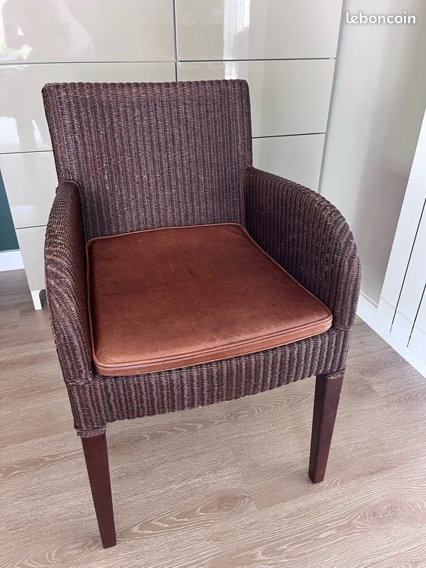 Fauteuil en Lloyd loom (image 1)