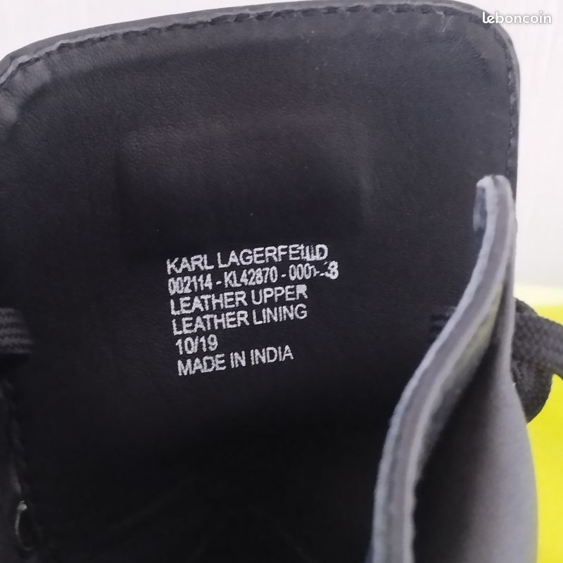 Bottines 37 Karl Lagerfeld (image 12)