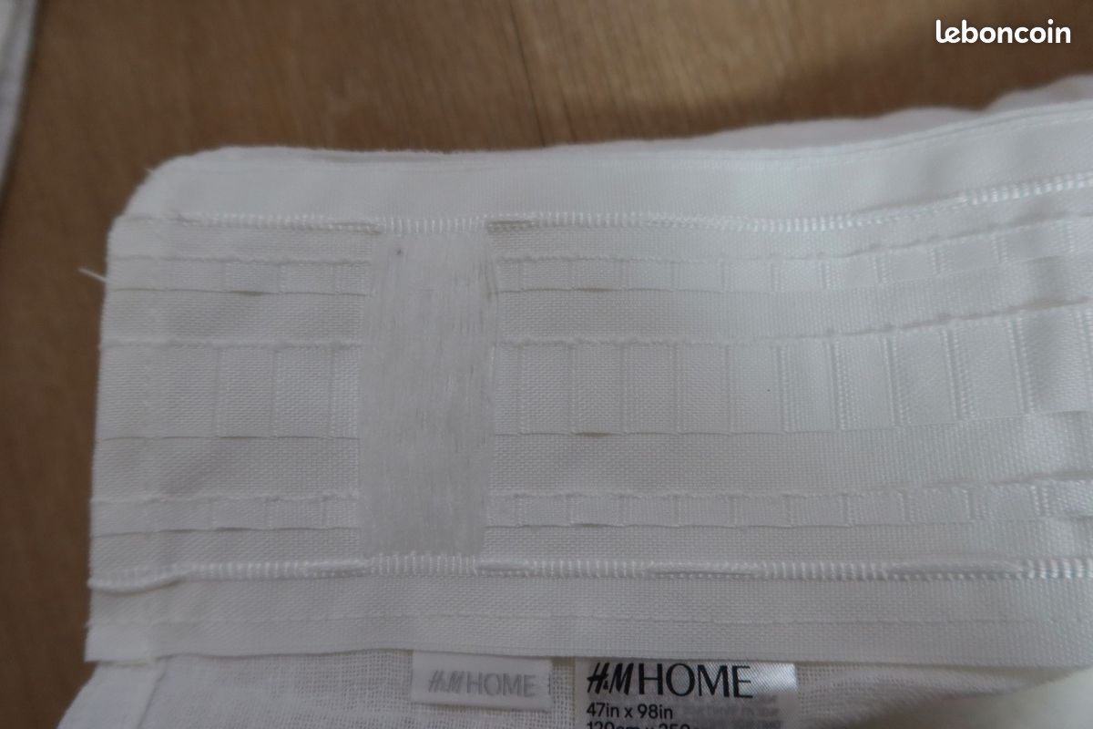 Lot de 2 rideaux (voilage) H&M Home (image 2)