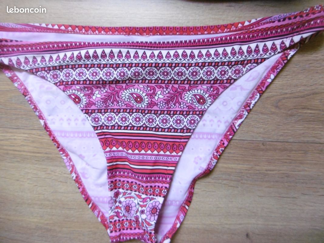 Maillot de bain 2 pièces haut bandeau T 38 (image 3)