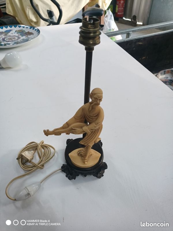 Lampe art-déco asiatique (image 2)