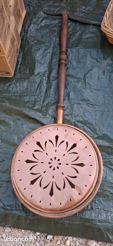 Bassinoire chauffe lit en cuivre (image 1)