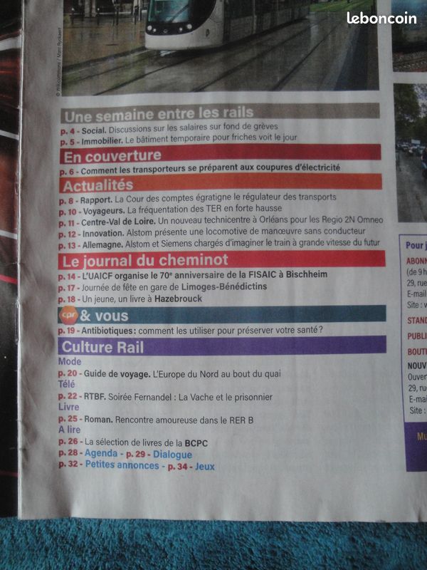 La Vie du Rail coupures électricité Décembre 2022 (image 2)