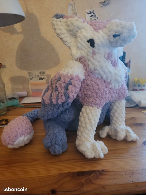 Peluche au crochet en forme d'aigle (image 2)