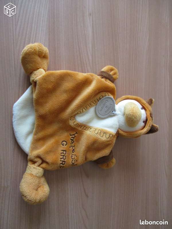 Doudou marionnette réversible renard Doudou et Cie (image 2)