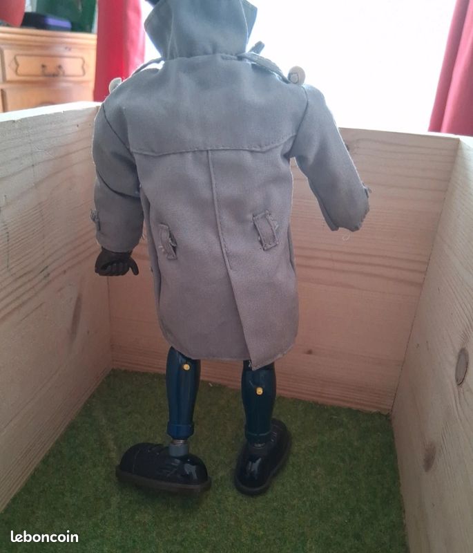 Figurine Inspecteur Gadget Bandai Popy 1983 - PVC - Neuf Sous Blister - Collection
