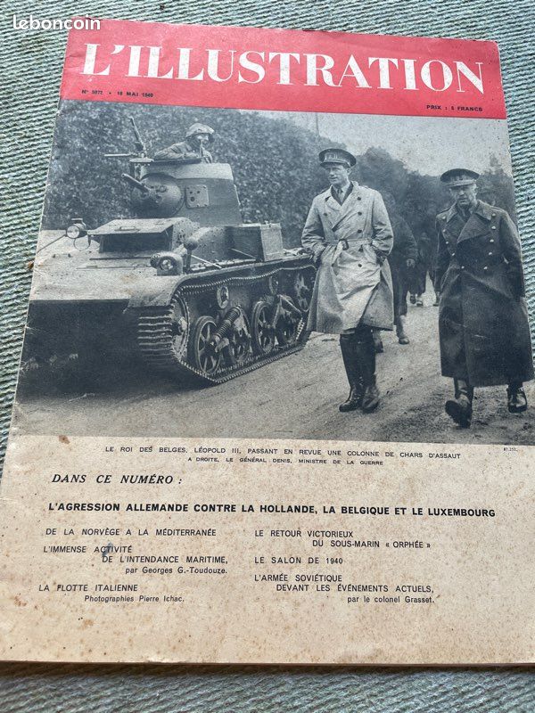 L’illustration « l’agression Allemande contre la Hollande, la Belgique et le Luxembourg » » (image 1)