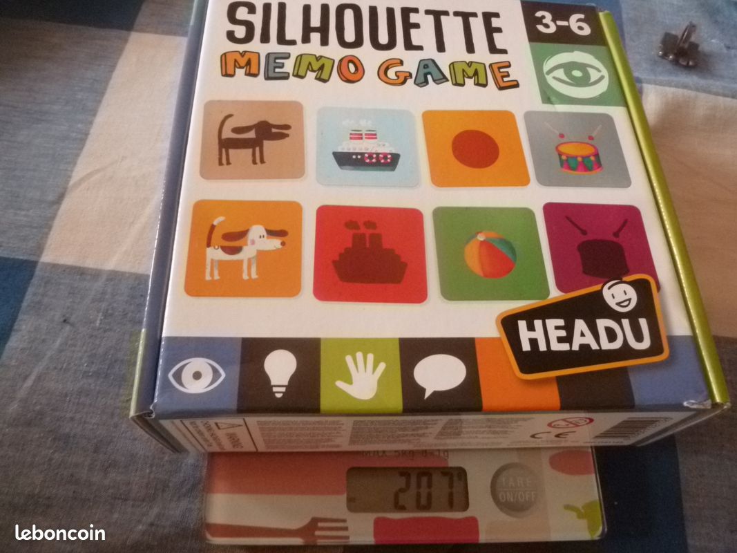 Silhouette memo game jeu - 3 euro si à envoyer (image 5)