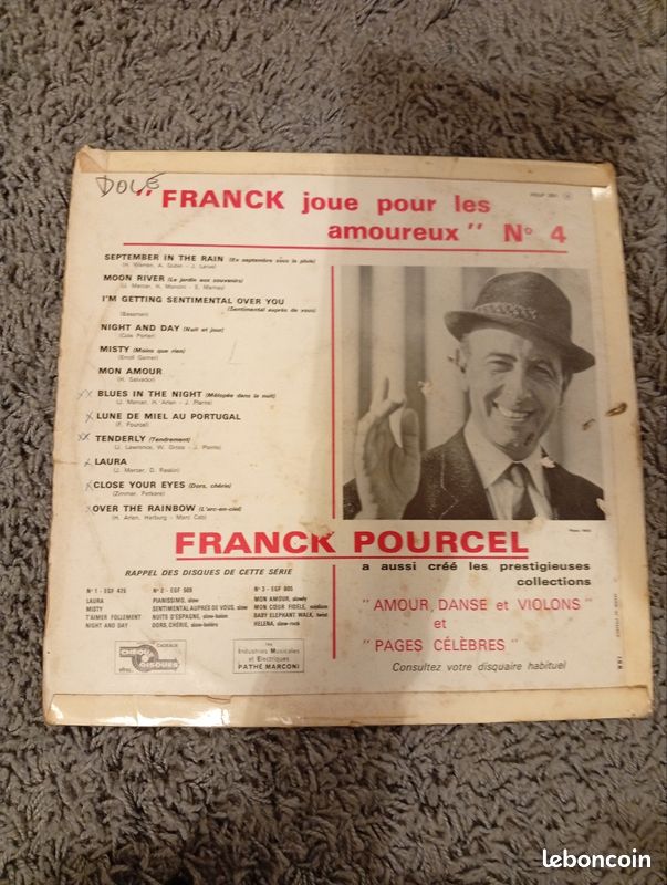 Vinyle 33t Franck Pourcel (image 2)