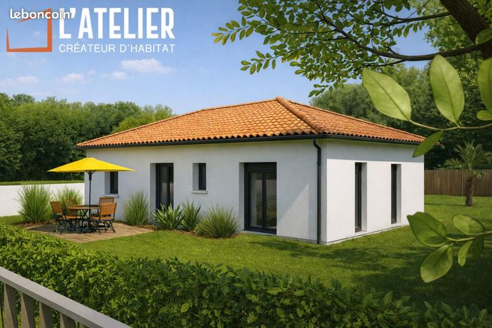 Terrain 1 043 m² Saint Maixant
