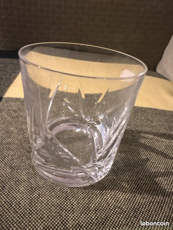 6 verres à whisky en cristal Durand (image 1)