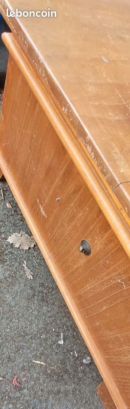 Table basse en bois massif style rustique / campagne chic (image 6)
