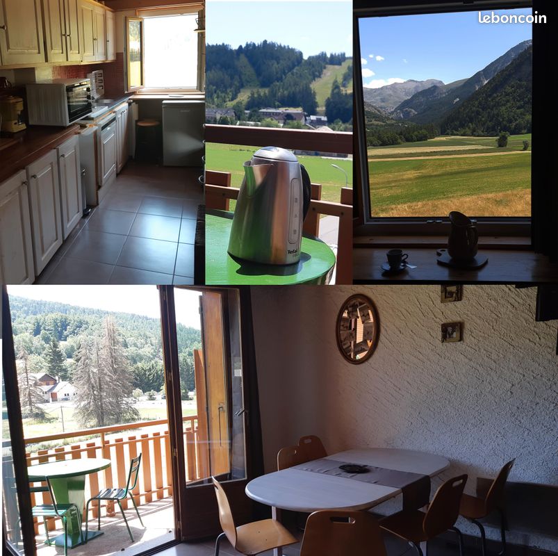 Vue unique montagnes plein Sud. Apt 6 pers. Ancelle (image 1)