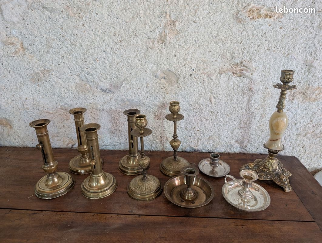Lot 10 bougeoirs (image 1)