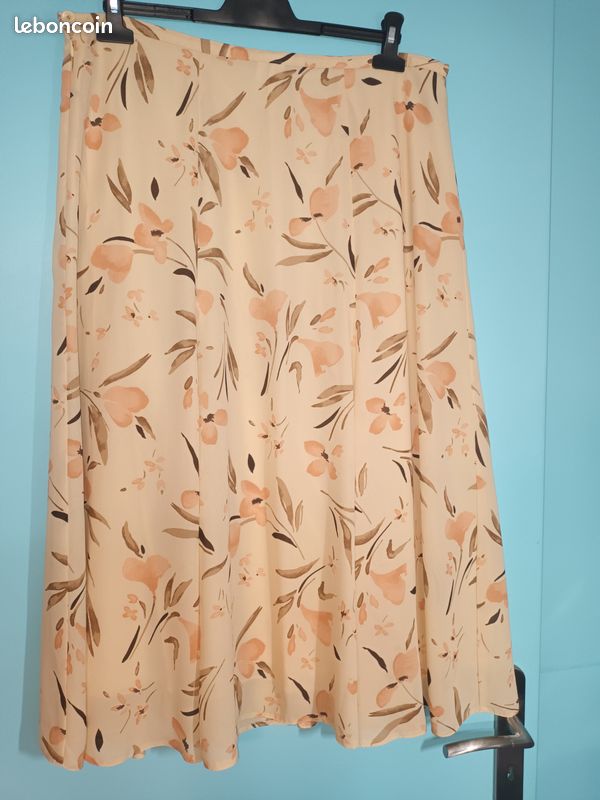 Jupe jaune et fleurit T46 (mam33133) (image 9)
