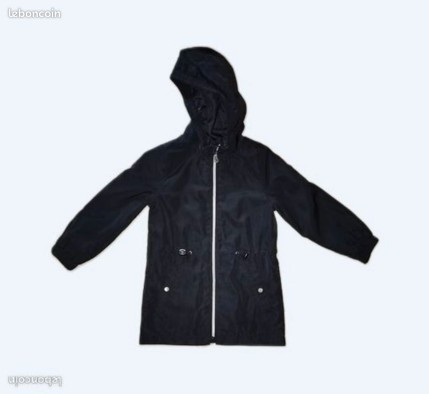 Parka noir fille 6ans (image 1)