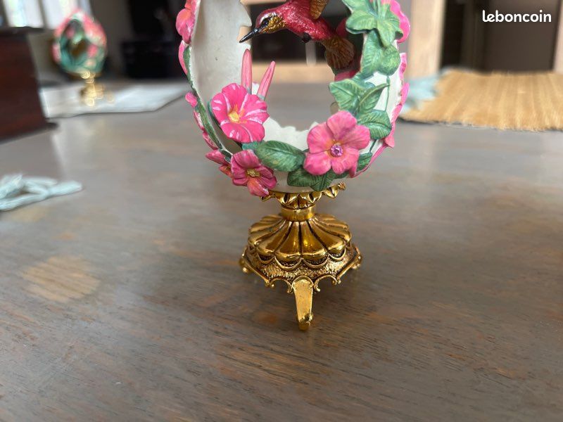 Œuf de collection fabergé certifié en parfait état (image 5)