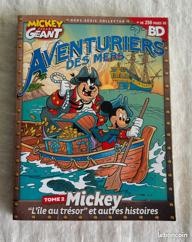 Mickey Parade Géant Hors-Série Collector Aventuriers des mers 1 Picsou et les trésors du grand bleu, et 2 L’île au trésors EN TRES TRES BON ETAT COMME NEUF t à retirer sur Petit Havre (image 3)