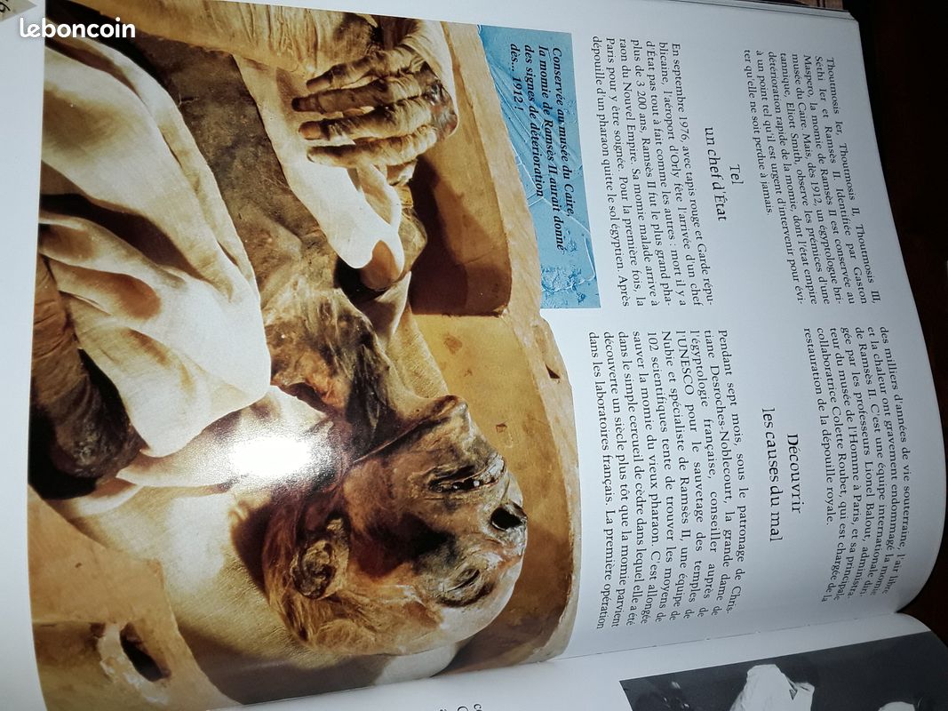 Livres sur : (les momies et leurs secrets ) et ( les premiers pharaons (image 4)