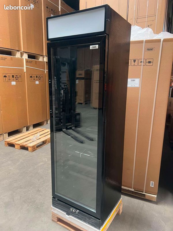 ✅ Neuf Frigo Vitrine à Boissons Canopy 380 Litres – Porte Vitrée | Froid Ventilé | LED | Usage Professionnel (image 3)
