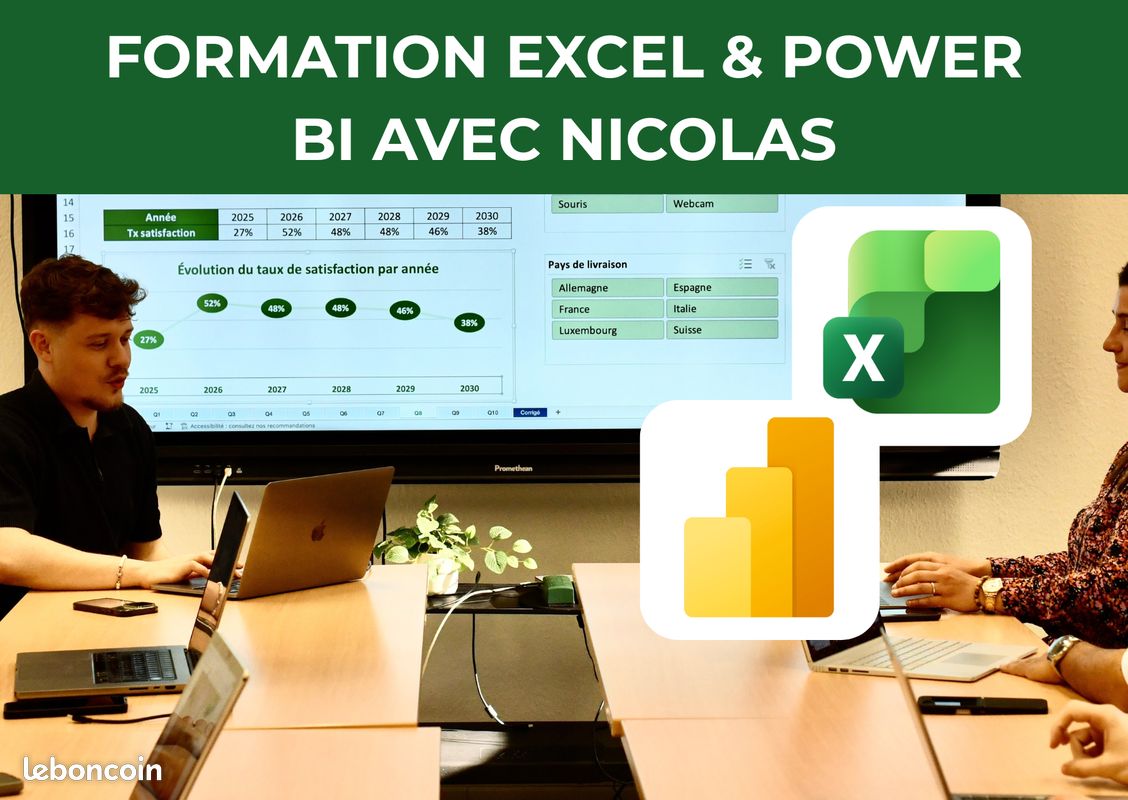 Formation Excel CPF et certification (H/F/X) (image 1)