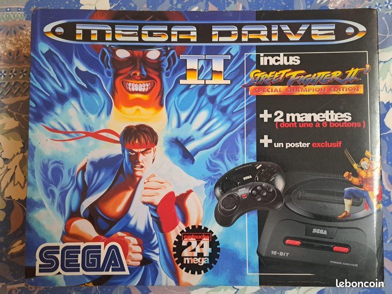 Pack Sega Megadrive Street Fighter II Complet - Jeux vidéo