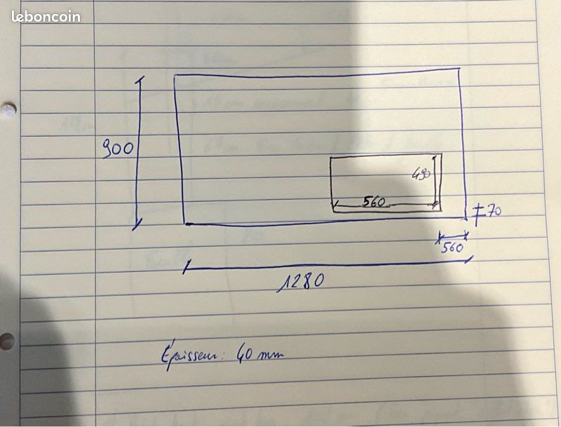 Plan de travail cuisine îlot central (image 3)