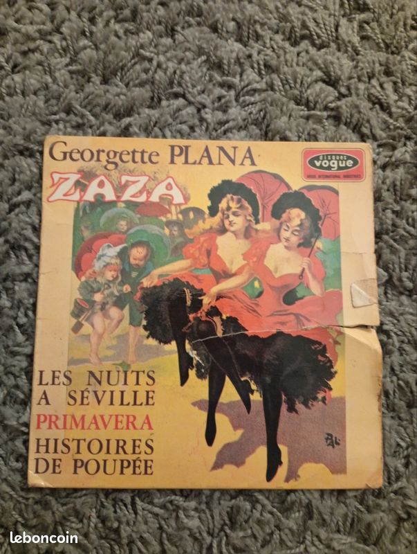 Vinyle 45t chanson Pop Georgette Plana (image 1)
