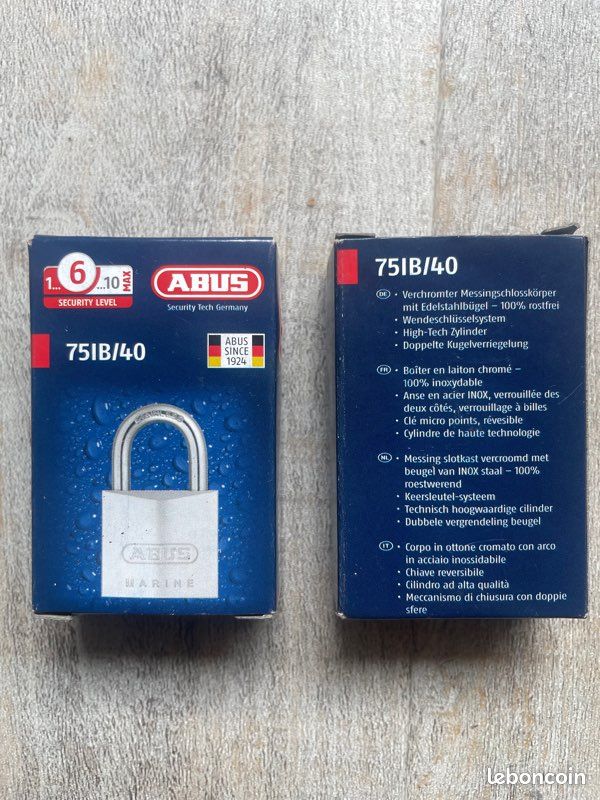 2 Cadenas ABUS marine inox 75IB/40 (image 3)