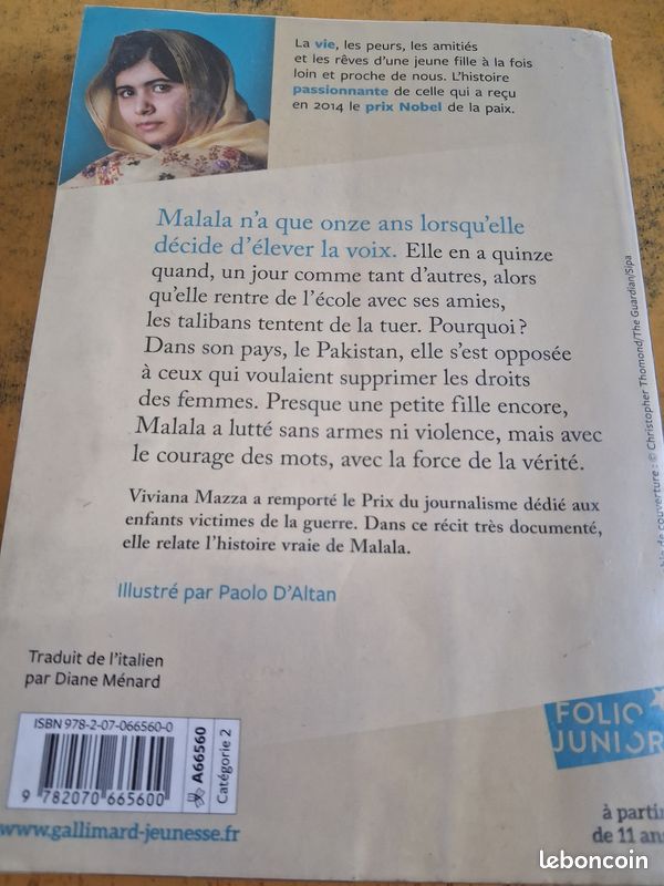 Livre "Malala" (image 2)