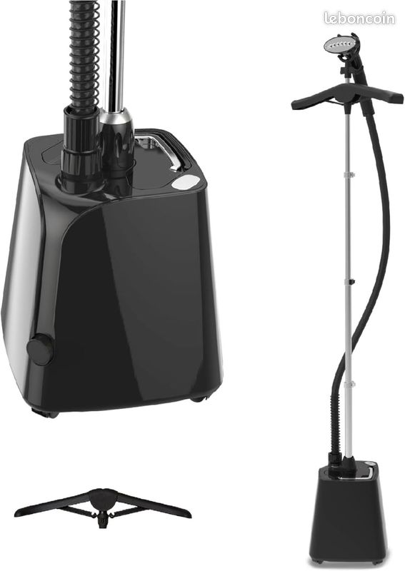 Fer à Vapeur Portable 800W 2 En 1 - Défroisseur Vertical Voyage Maison - Bleu