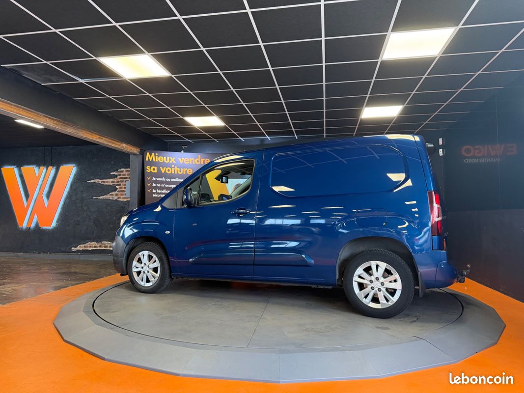 Peugeot partner vu fourgon 1.5 bluehdi 130 1000kg l1 m 10409 ht / attelage / caméra de recul (image 22)