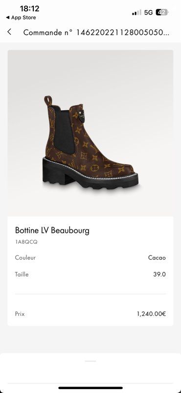 Bottine LV Beaubourg - Souliers de luxe, Femme 1A8949