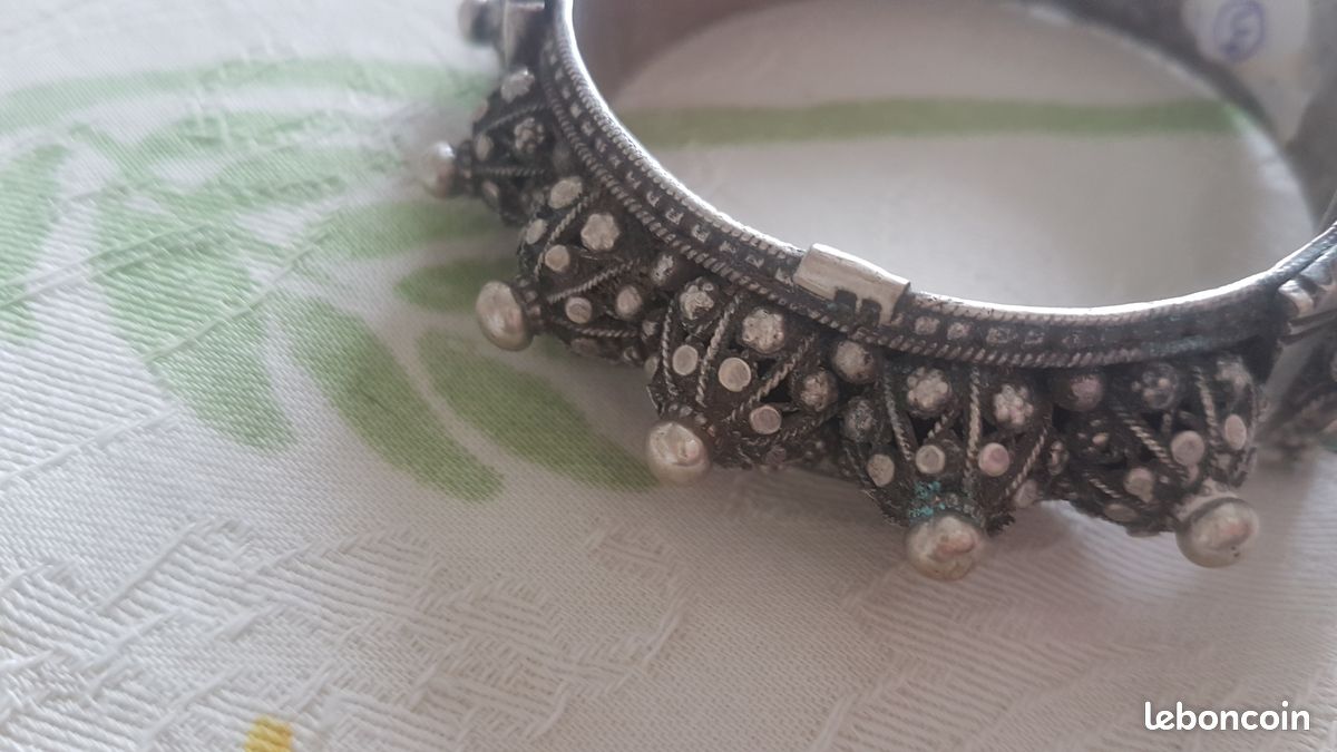 Bracelet berbère - 138 g - Argent - Maroc - Début du XXe