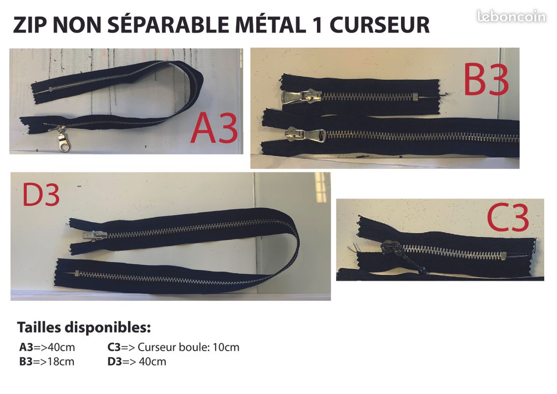Destockage ZIP/fermeture à glissière (image 5)