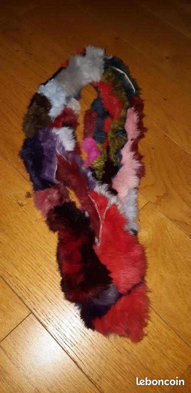 Echarpe lapin multicolore (image 4)