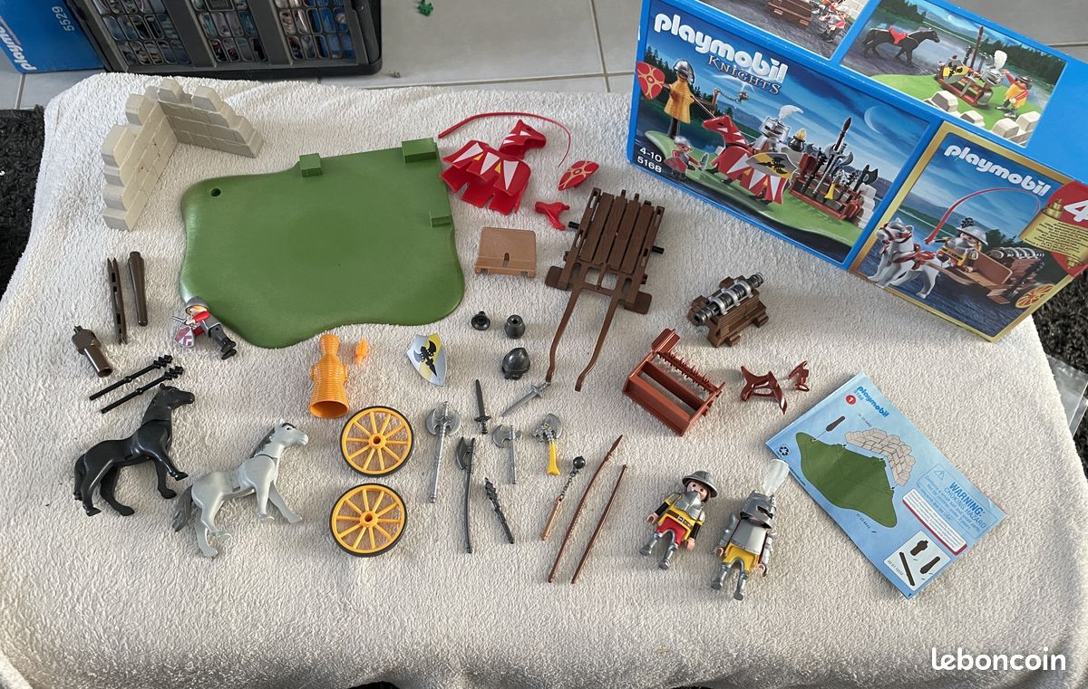 Set Compact Playmobil Tournoi Des Chevaliers – Neuf, Référence 5168, Personnages Médiévaux