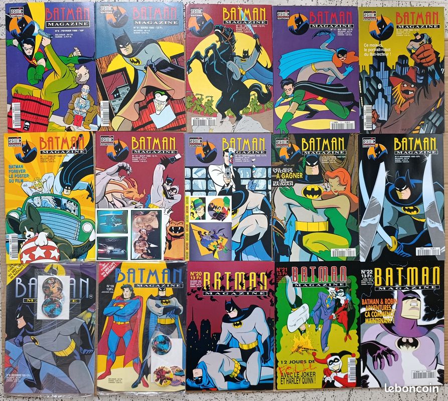 Lot de 37 albums Batman magazine 1994-1996 (image 2)